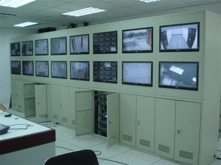 監控電視墻的工藝和內部結構